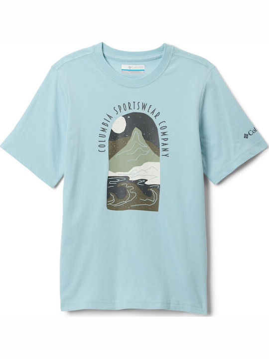 Columbia Tricou Pentru Copii Bleu Valley Creek