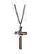 Art Collection Männlicher Stahlkreuz mit Kette