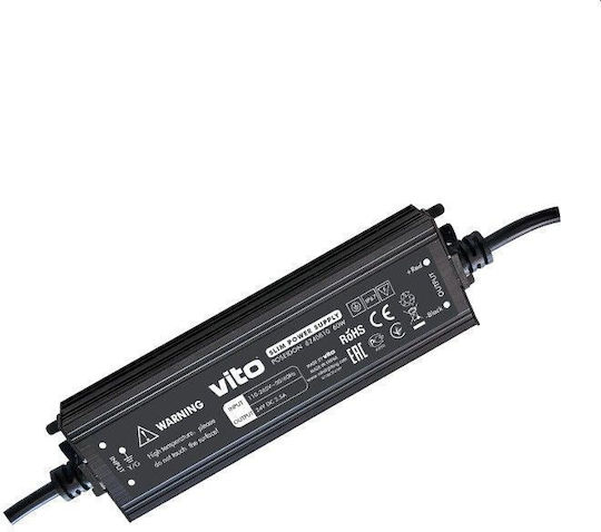 Vito Surse De Alimentare LED Etanșă IP67 Putere 60W Cu Tensiune De Ieșire 24V