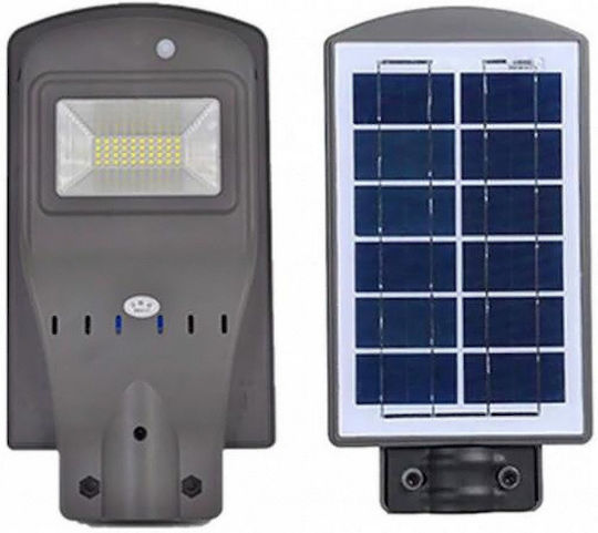Factory Ηλιακό Φωτιστικό Δρόμου 20W 40lm Ψυχρό Λευκό 6500K με Αισθητήρα Κίνησης, Φωτοκύτταρο και Τηλεχειριστήριο IP65