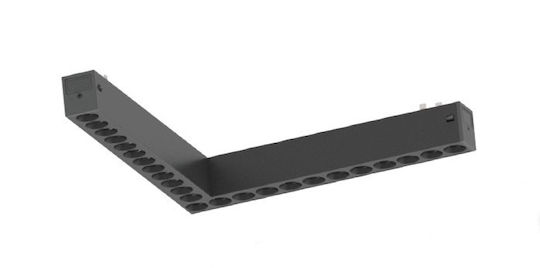 Inlight LED Γραμμικό Φωτιστικό Οροφής 20W Ρυθμιζόμενο Λευκό Μ24.2xΒ22xΥ22εκ.