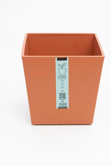 Micplast Elegance Γλάστρα Πλαστική Τερακότα 40x40x37εκ.