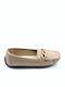 Women's Loafers In Beige Colour