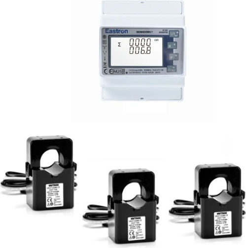 Eastron Sdm630 Mct Smart Messgerät Set Modbus + 3 Eastron Ct24 200a 5a Transformatoren