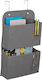 Relaxdays Praktischer Hängender Büro-Organisator Grau 50x10x31 Cm