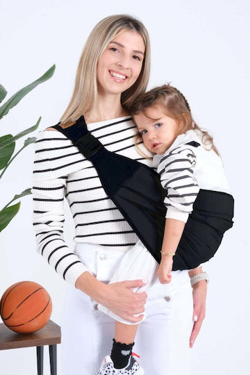 SteweHome Klassischer Babytragetuch Schwarz