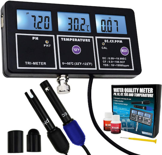 Resteq Digitaler PH TDS Cf 5 1 Wasser-Messgerät Hydroponik Aquarien