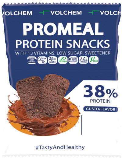 Volchem Batoane cu 38% Proteină și Aromă de Ciocolată 6x37.5g