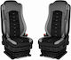 Луксозни Калъфи За Седалки Mercedes Actros Mp4 2015–2021 – Eco Кожа И Alcantara Стил – Черни Сиви
