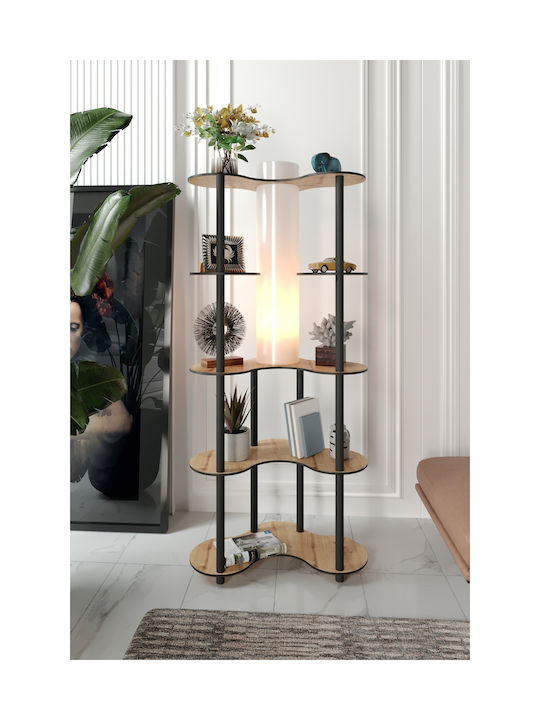 SteweHome Stehlampe Y155xH65cm mit Lampenbirnensockel E27 Braune