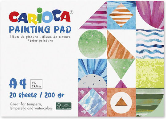 Carioca Drawing Pad Carioca A4 20 Sheets