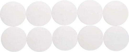 Maul Magneți Rotunzi D32mm 0,80 Kg Forță Set 10 Bucăți Maul Alb Solid