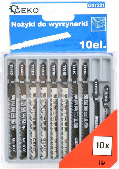 Set Stichsägeblätter Stahl Hcs Aufnahme Typ T 10Stücke