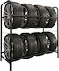 Tire Rack Relaxdays 4 Tires 106x53x43 Cm Metall...