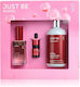 Dust+Cream Skin Care Set for Body Cleaning 3 Pieces