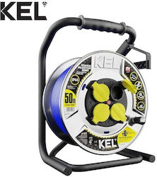 Professional Cable Reel 50 M 3x2.5mm2 Kel 99471 Professional Cable Reel 50 M 3x2.5mm2 Kel 99471