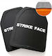 Set 2 Nij Iv Ballistic Plates Alumina + Pe Material Advanced Protection Against Ap 7.62x63mm M2 Armor-piercing Bullets Curved Sapi Design Compatible Plate Carriers Strike Face Inscription Shock Moisture Resistant Size 25x30 Cm Black