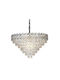 Candelabru Windsor Supremo Cristal 10xe14 Diametru 80cm Crom Lucios Înălțime Reglabilă