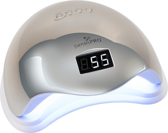 Uv Led Lamp 48w Sun5 Pro Sensopro Milano Platinum Silver