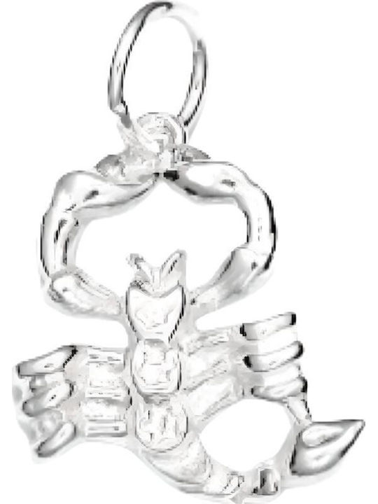 Handy Charm Ζώδιο Σκορπιός από Ασήμι