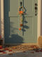 Christmas Decorative Metal Wreath Diameter 30.5cm Beige