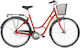 Ideal Citylife 28" 2026 Rotes Stadtfahrrad mit ...