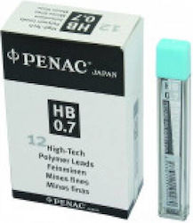 Penac Nachfüllminen für Druckbleistifte 0.7mm 12/Pack Penac 2h