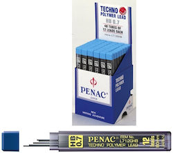Penac Leads Mechanical Pencil 0.7mm 12/set Penac Hb