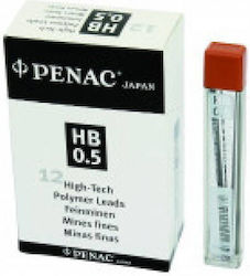 Penac Nachfüllminen für Druckbleistifte 0,5mm 12/Pack Penac H