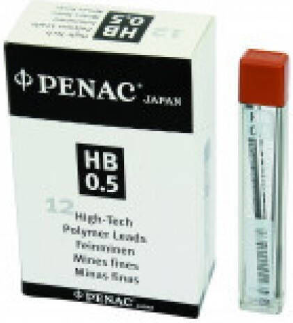 Penac Leads Mechanical Pencil 0.5mm 12/set Penac H