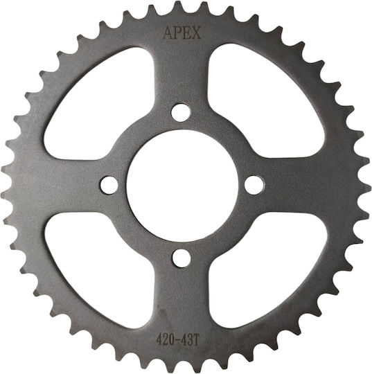 Γραναζι Κινησης Οπισθιο Daytona Dy50 420 X 43 Hrc45 Apex