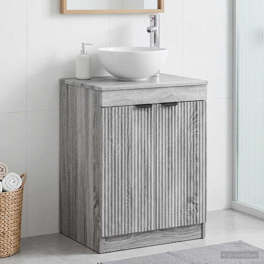 vidaXL Bathroom Vanity Unit Without Sink L54xW41xH70cm Gray Sonoma