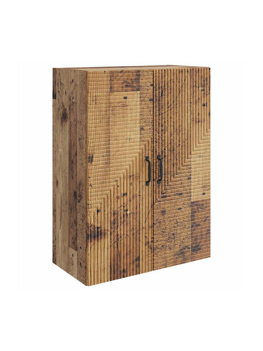 Wall Brown Kitchen Cabinet 66x34.5x90cm