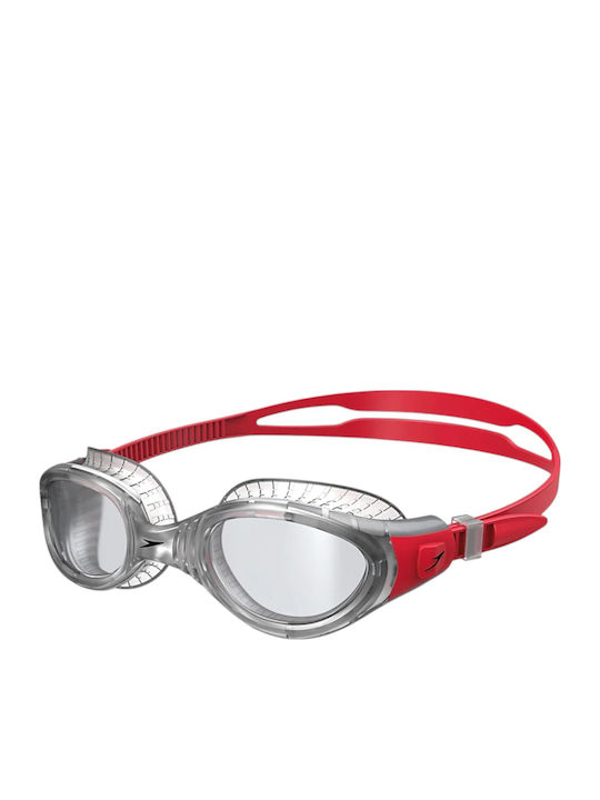 Speedo Futura Biofuse Flexiseal Swimming Goggles Adults Red