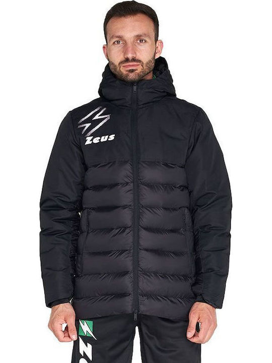 Olympia Зимно Яке Puffer Водоустойчиво Черно