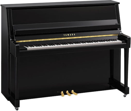 Yamaha Klassisches Aufrecht Klavier B20 mit 88 Gewichtete Tasten Poliertes Schwarz