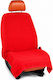 Car Single Seat Cover Throw PanCar 33pl2-3 Red 1 Piece