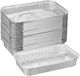 Set 50 Tavite De Grătar Din Aluminiu Relaxdays Gătit Indirect Protecție Împotriva Murdăriei