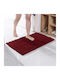 SpitiBazaar Rutschfeste Badematte SD-3978 Burgundisch 40x60cm