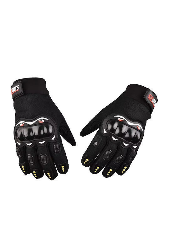 FIXATO Herren Motorradhandschuhe Schwarz FIXATO Herren Motorradhandschuhe Schwarz