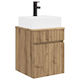 vidaXL Vanity Unit with Sink M39xD41xH62.5cm Brown
