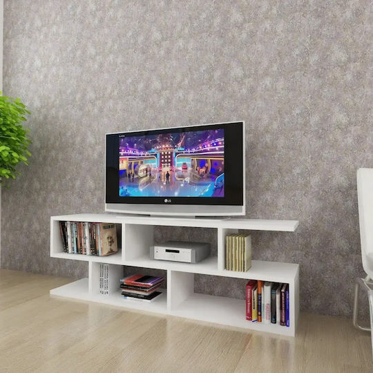SteweHome TV-Ständer Weiß M120xP30xH40cm