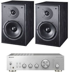 Magnat Tonsysteme 2.0 A-40AE + Magnat Monitor S30 Schwarz A40AESMGP+D144802P mit Digital Media Player Silber
