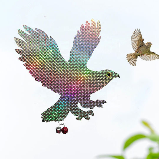Bird Repellent Pigeons Eagle 2 Bells M40xY30cm Reflective Polyester Film