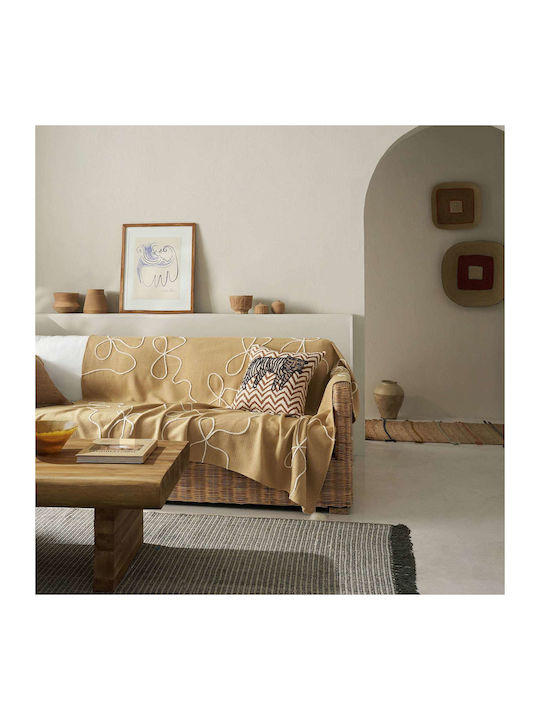 Gofis Home Elowen Ριχτάρι Πολυθρόνας Ζακάρ 140x...