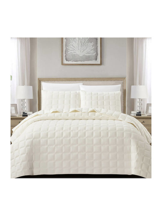 Liolios Home Σετ Κουβερλί King Size Cream 260x240cm