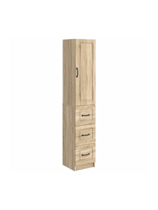 Metal Storage Cabinet with 2 Drawers L33xW34.5xH87cm