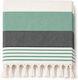Morena Spain Green Beach Towel With Fringes 100x173cm SM-MATI-26TW-GRN