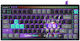 A4Tech Bloody A75 Cypher Ghost Gaming Tastatură Mecanică 75% cu Comutatoare Alpha Optical și Taste Iluminate (Engleză SUA) Multicolor
