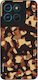 Sonique Silicone Brown Back Cover (Moto G57 Power)
